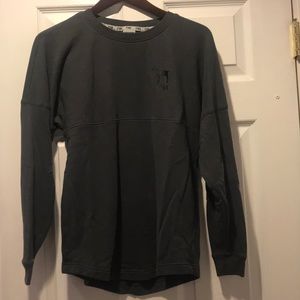 Gray tunic style love pink sweatshirt